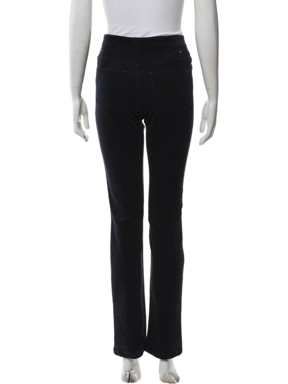 Loro Piana Rodger Corduroy Straight Leg Pants Navy Blue NWT IT 38 US 2 - Picture 6 of 6